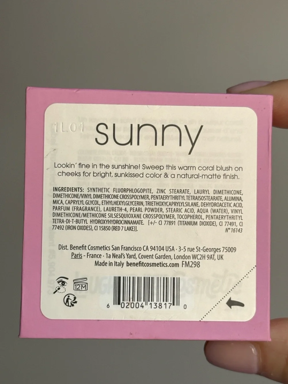 Benefit Sunny Blush